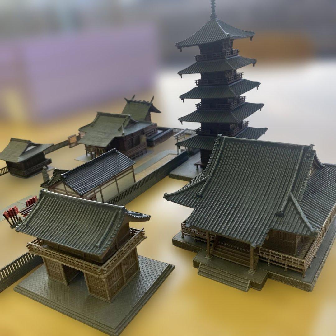 ジオコレ　神社　寺院セット