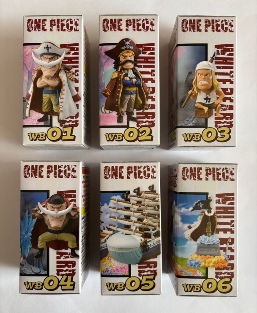 【未開封】ワンピース WCF ヒストリー オブ 白ひげ 全6種