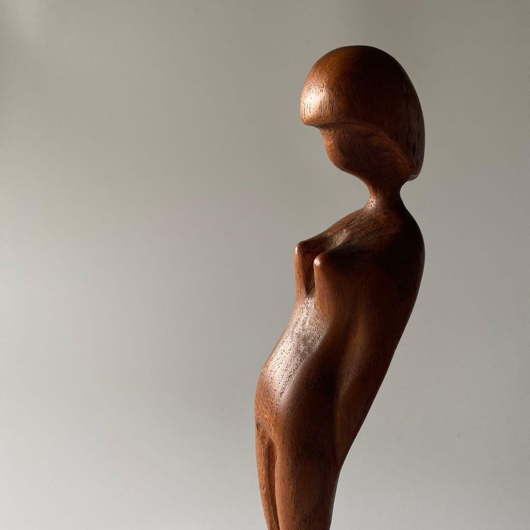 Arne Basse アルネ・バッセ チーク無垢 オブジェ デンマーク製