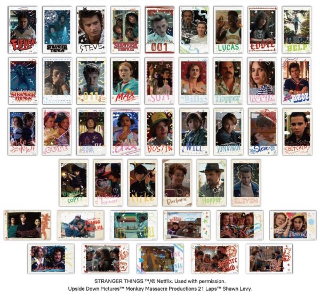 コミコン STRANGER THINGS ミニブロマイドコレクション 全種コンプ