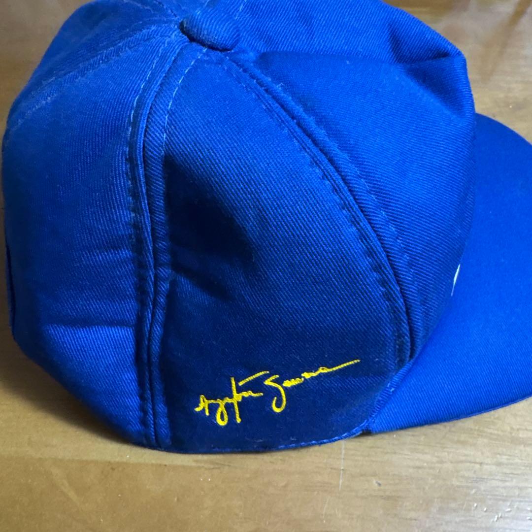 アイルトンセナ 帽子 ナシオナル キャップ ブルー