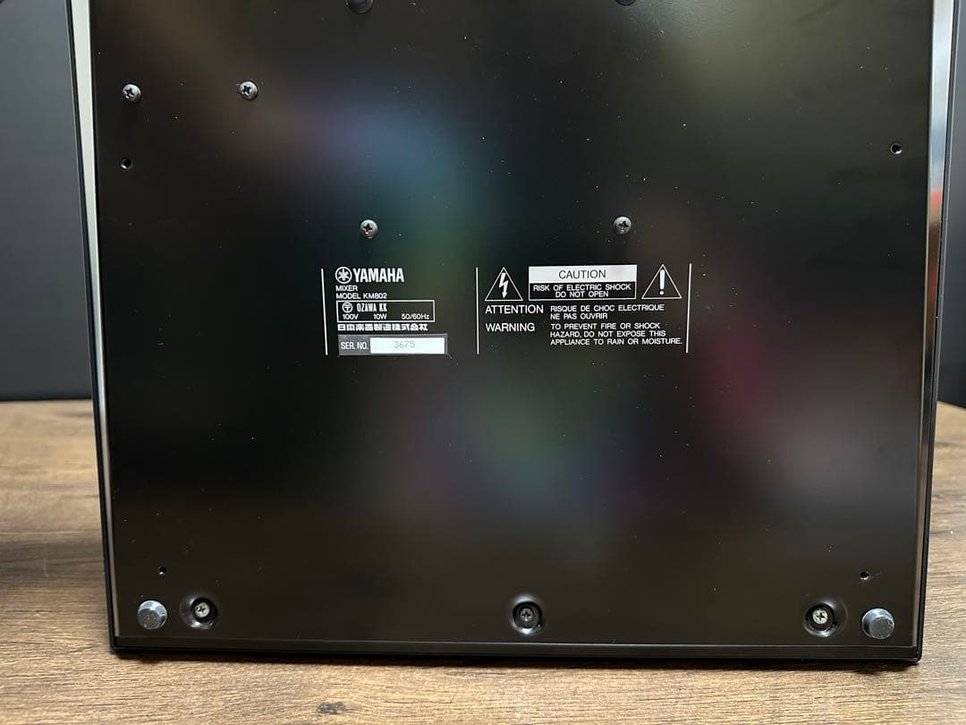 未使用に近い美品　YAMAHA KM802 アナログミキサー　取り扱い説明書付き