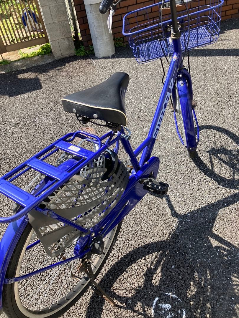 A HSTEP CRUZ自転車　三段変速　ブルー　引き取り限定