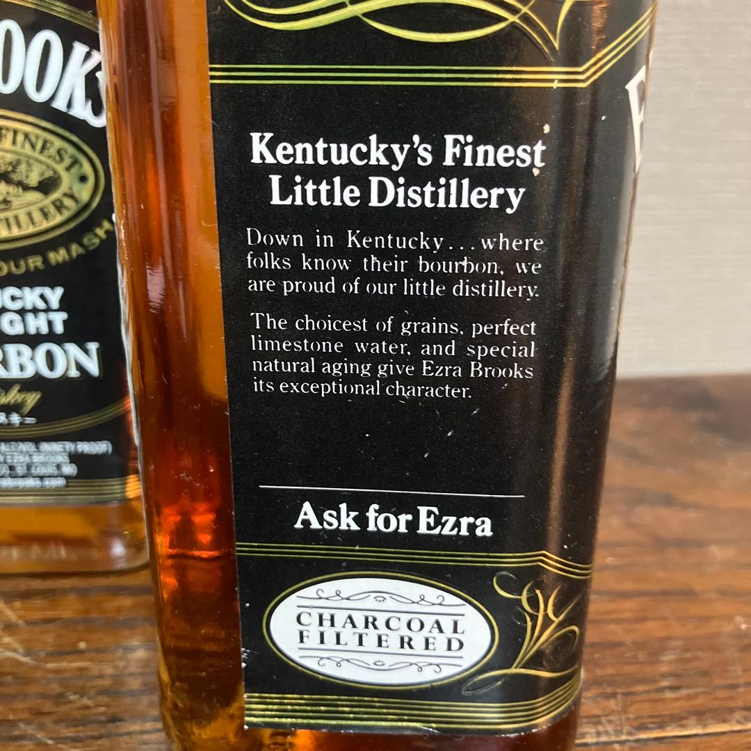 エズラ ブルックス ブラック 750ml 45% 4本