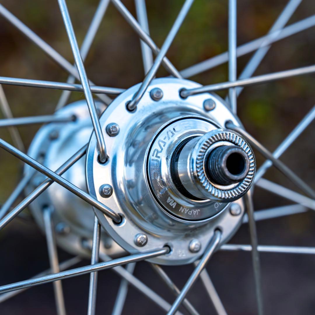 シマノ7700Duraace×アンブロッシオ evolution前後ホイール