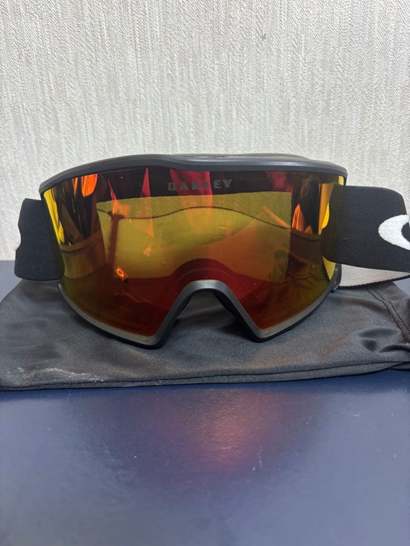 Oakley ゴーグル ブラック/オレンジ レンズ