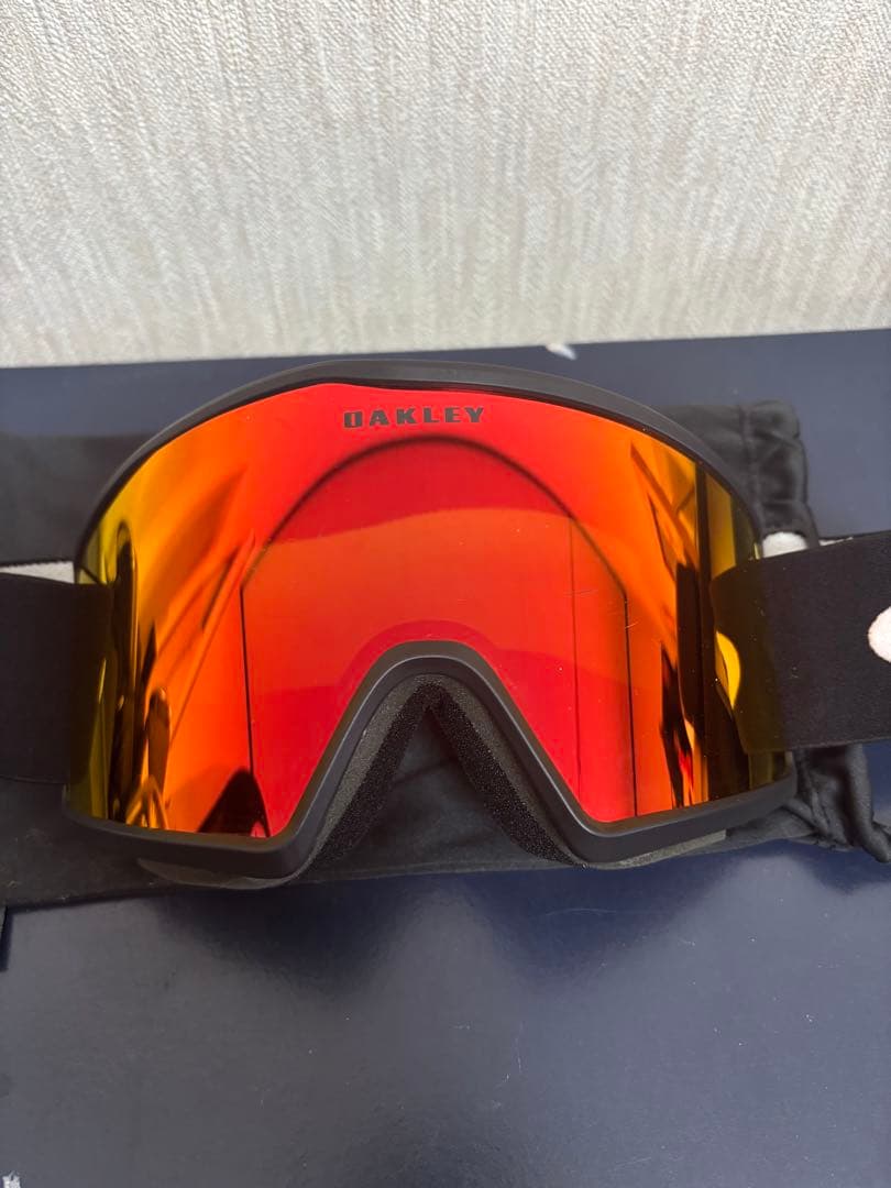 Oakley ゴーグル ブラック/オレンジ レンズ