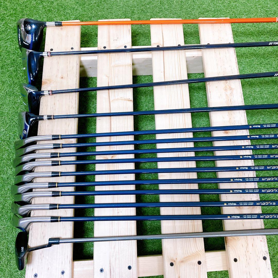 M2【バッグ美品】ミズノ　初心者オススメ　ゴルフクラブセット　メンズ　14本