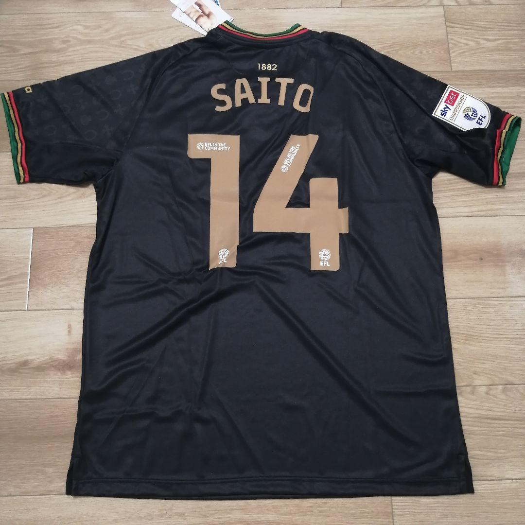 新品正規品 QPR 斉藤光毅 ユニフォーム チャンピオンシップパッチ 横浜FC