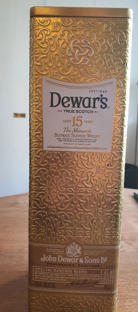 ヴィンテージ デュワーズ 15年ブレンデッド スコッチ ウイスキー 750ｍl