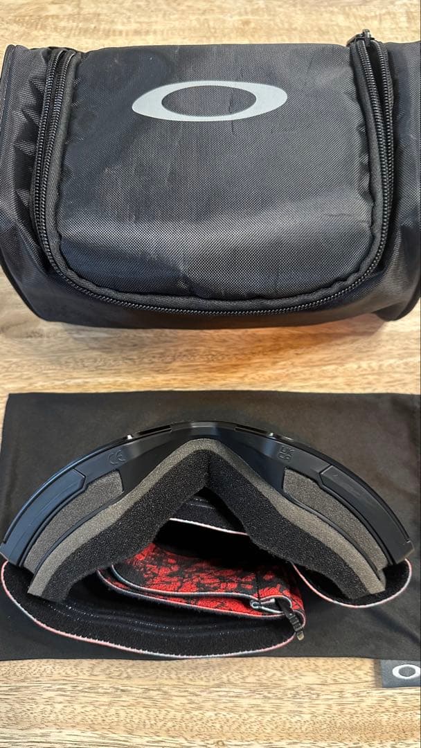 Oakley赤色ミラー ゴーグル FALL LINE L RED CRYSTAL