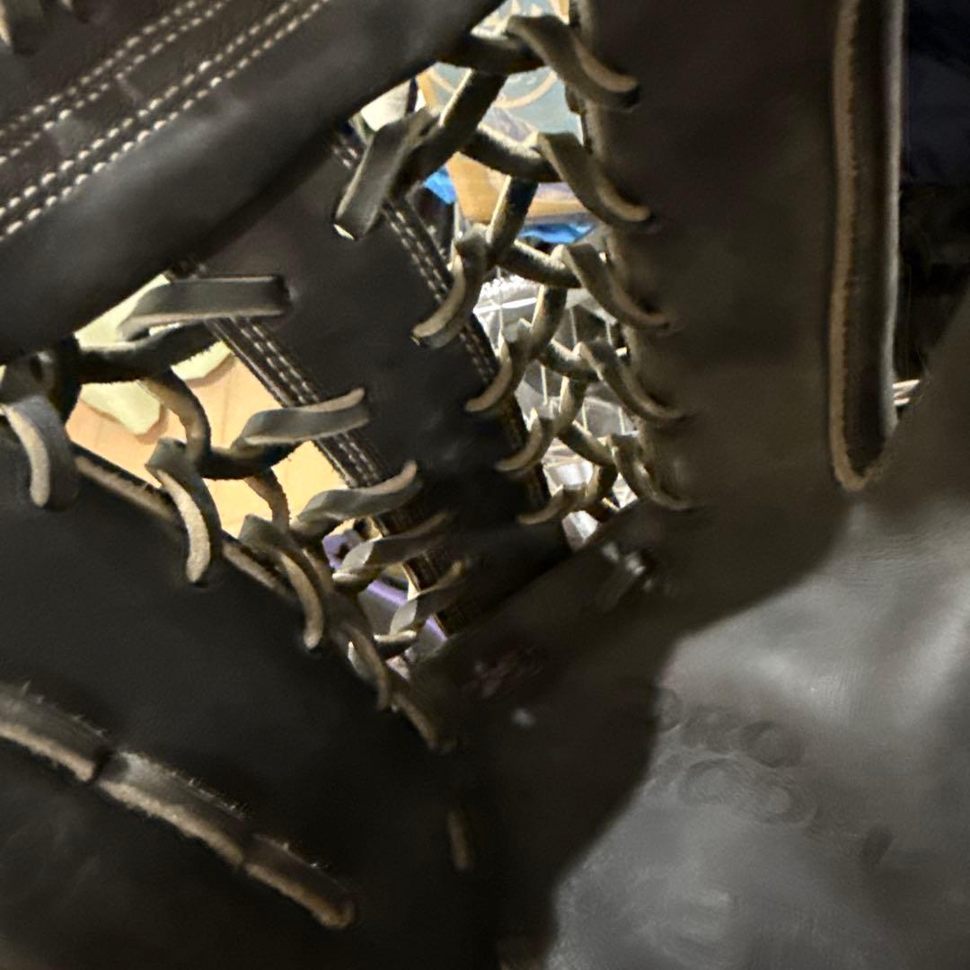 ZETT 硬式グローブ 黒