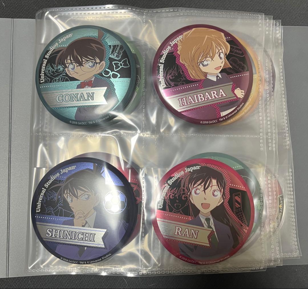 名探偵コナン USJ 缶バッジ コレクション コレクターセット