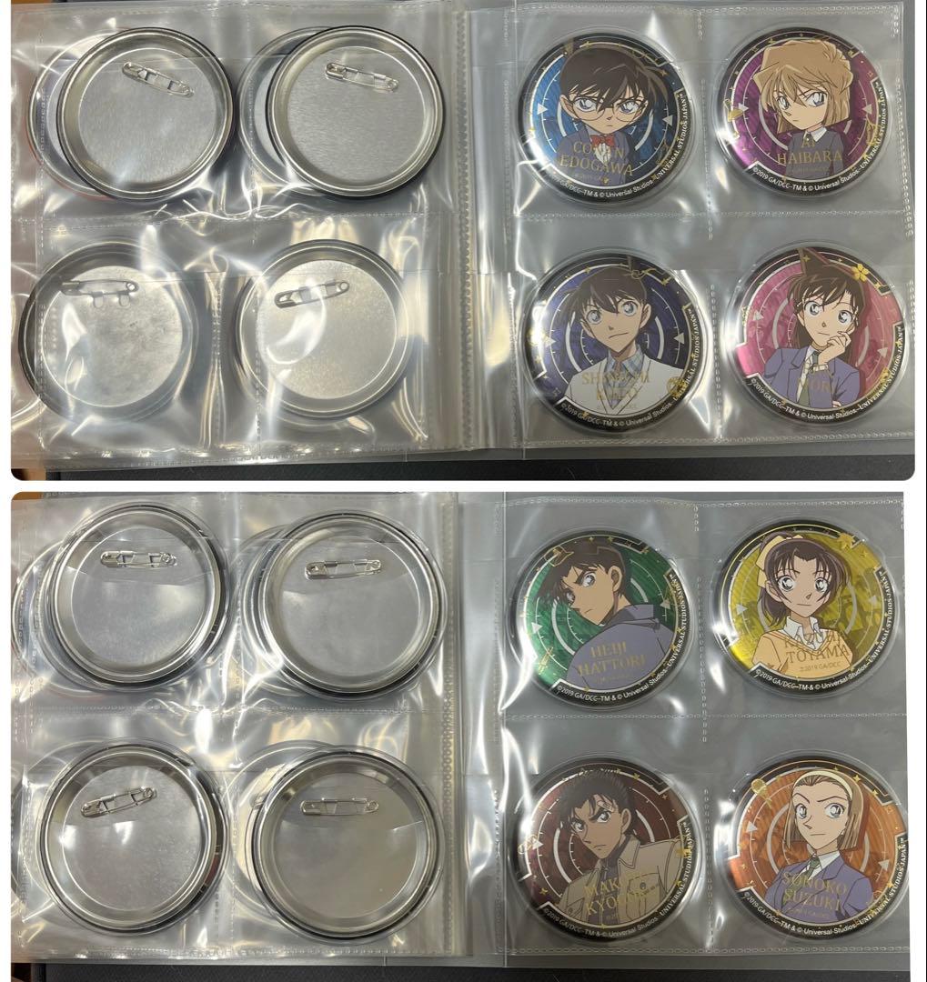 名探偵コナン USJ 缶バッジ コレクション コレクターセット