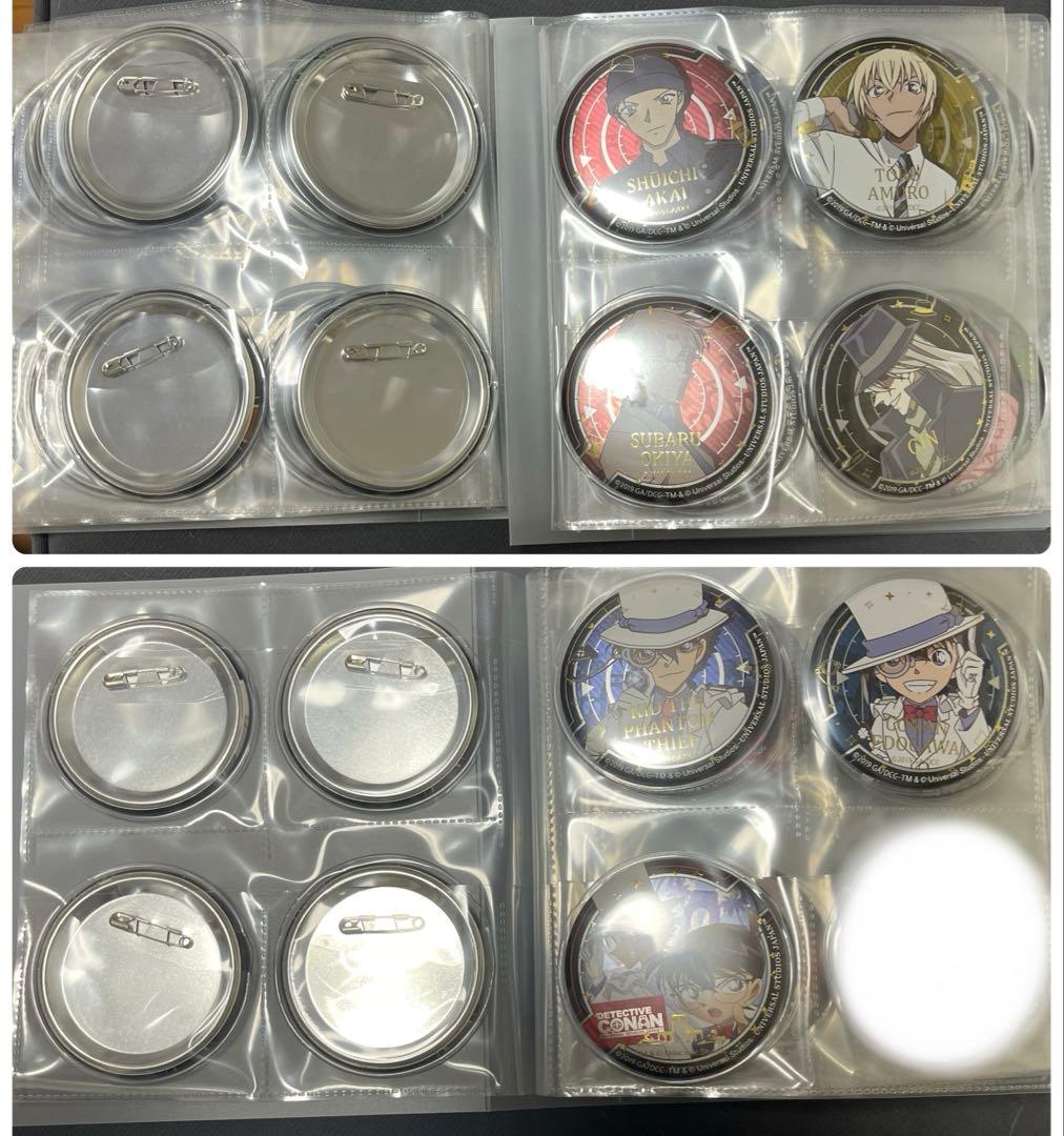名探偵コナン USJ 缶バッジ コレクション コレクターセット