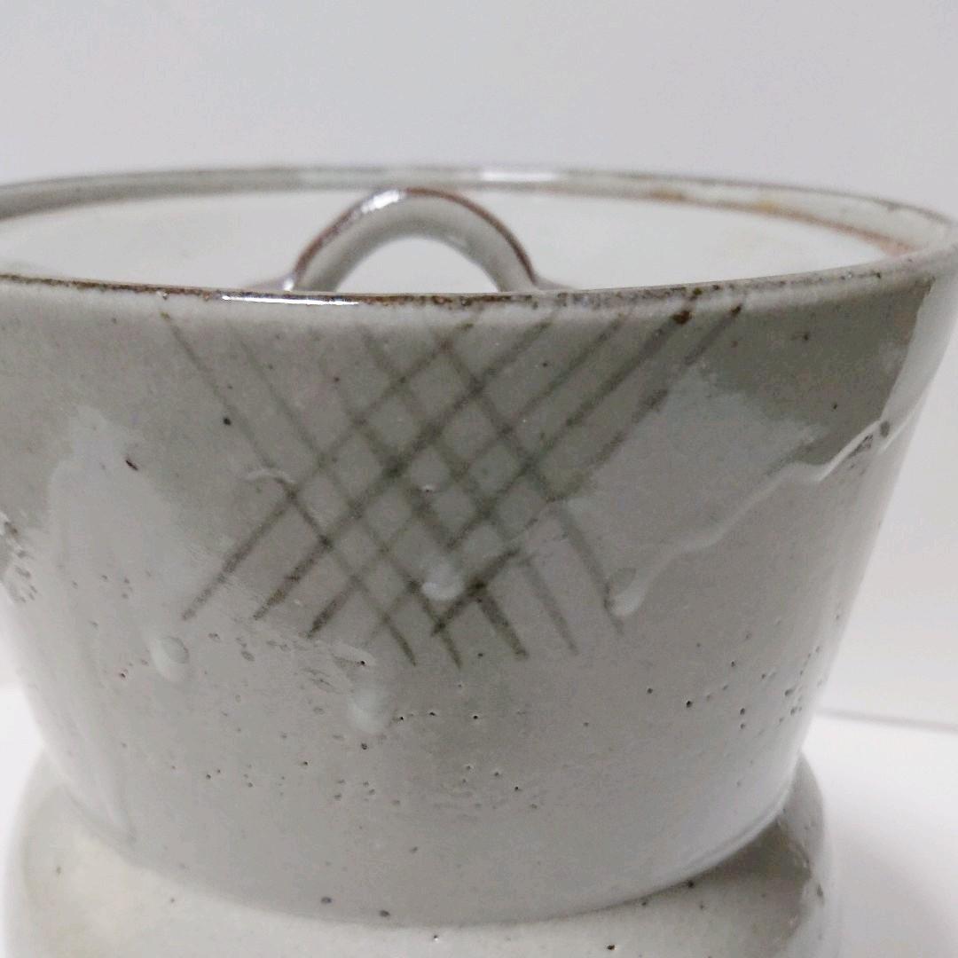 茶道具  水指  絵唐津  利左衛門窯 あんこう形  鮟鱇形