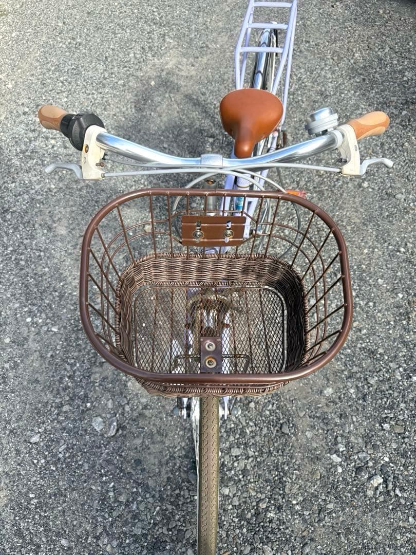 エッセFX 子供用自転車 24インチ　マカロンラベンダー