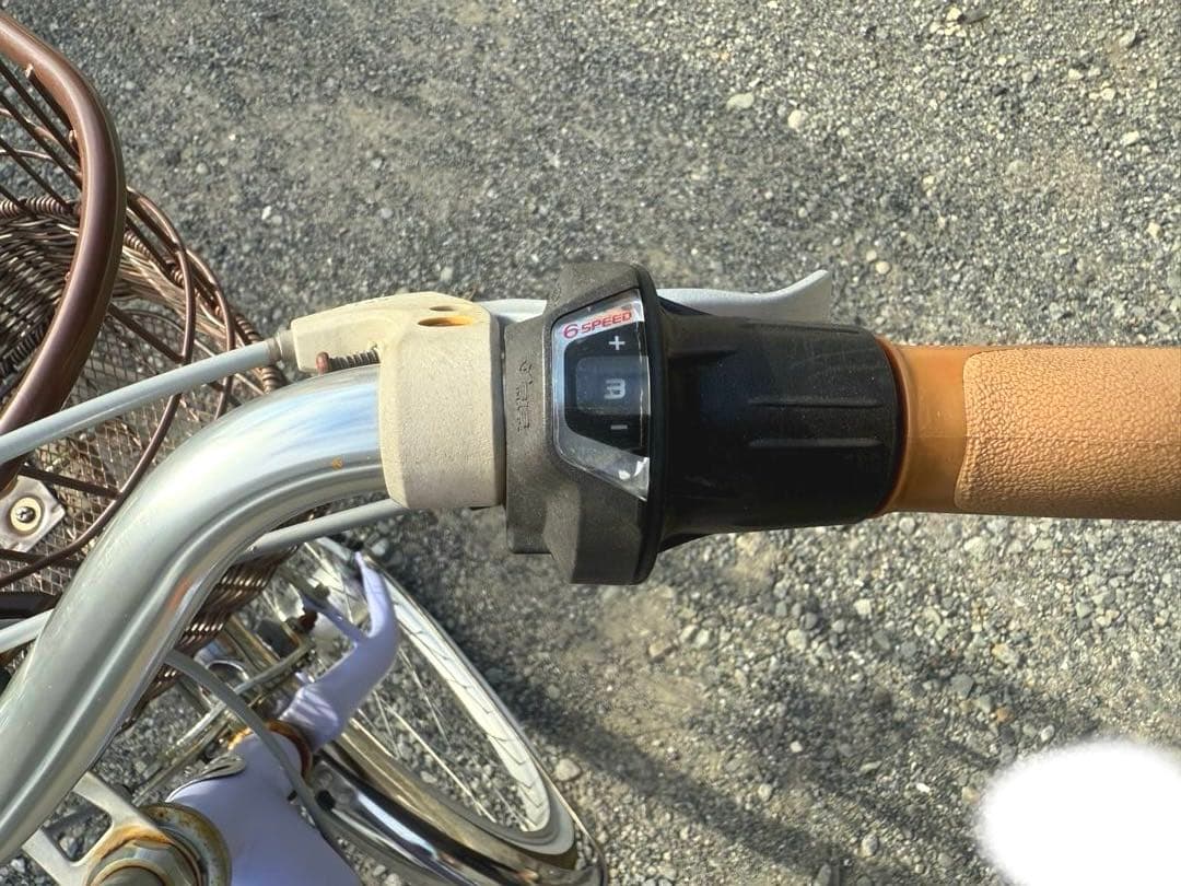 エッセFX 子供用自転車 24インチ　マカロンラベンダー