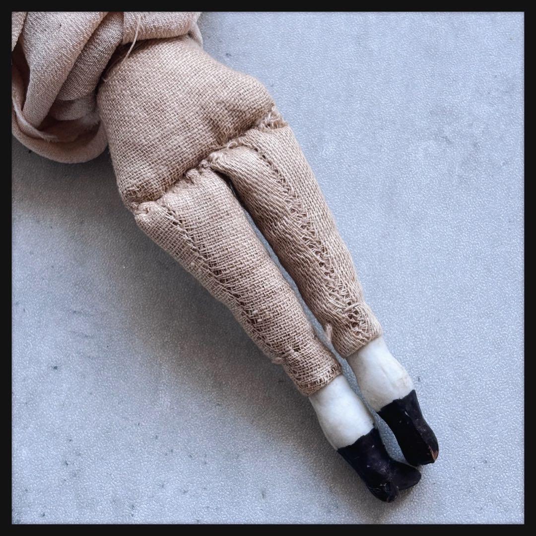 アンティーク 小さなブロンド　チャイナヘッドドール　 ビスクドール