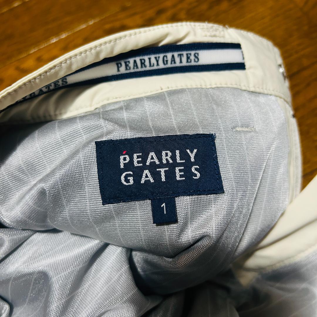 美 PEARLY GATES パーリーゲイツ 中綿パンツ オフホワイト 1(M)