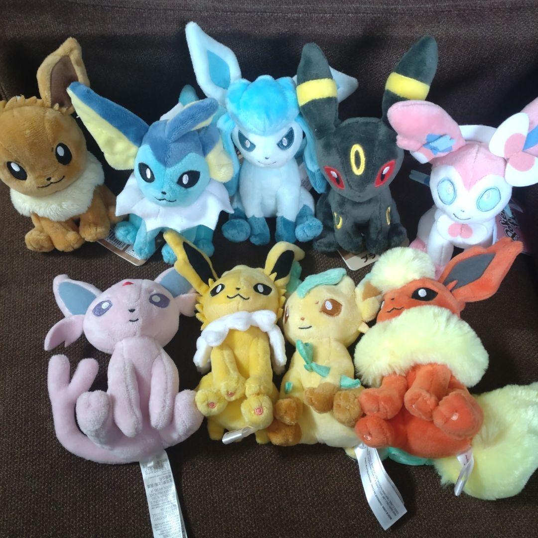 ポケモンフィット　ブイズ　ポケモンセンター　ぬいぐるみ　イーブイフレンズ　９体