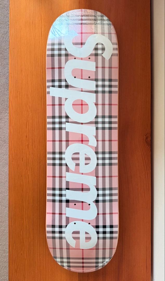 シュプリーム×バーバリー Supreme チェック柄デッキ スケボー 新品未使用