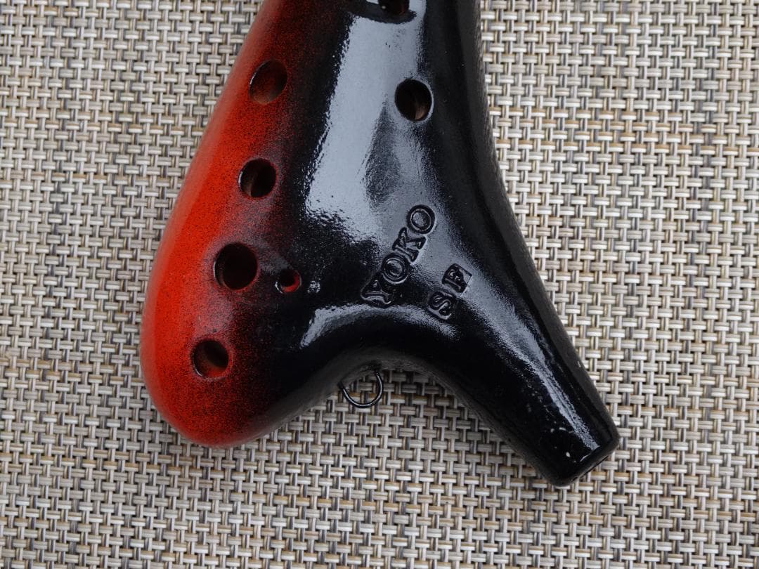 よ*こ様 ＹＯＫＯオカリナ　ソプラノF管（レッド）