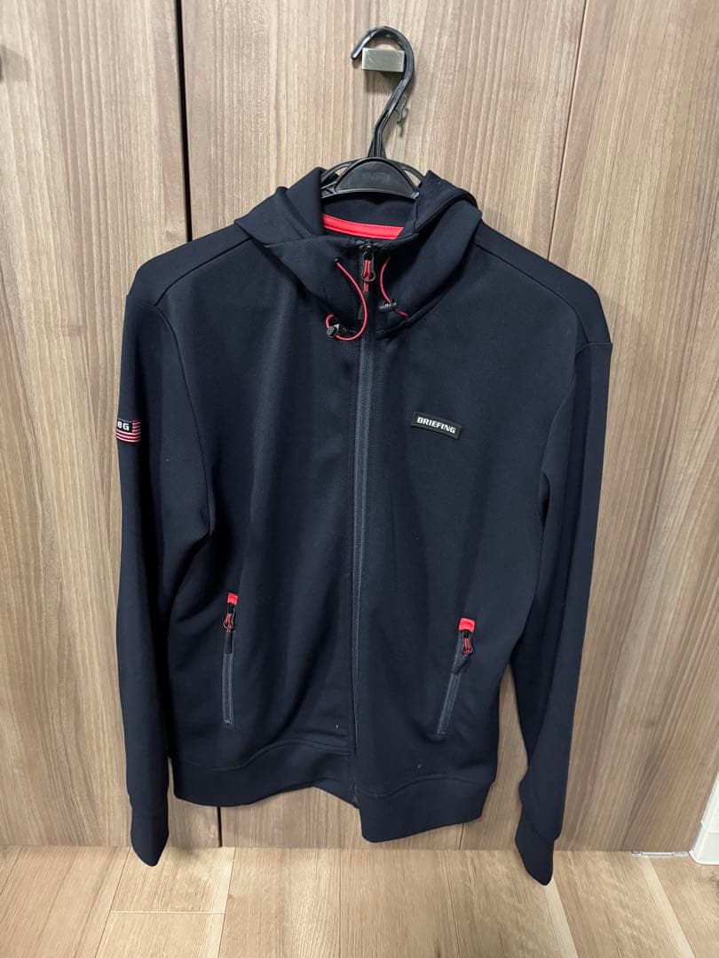 ブリーフィング　メンズ　ネイビー　パーカー