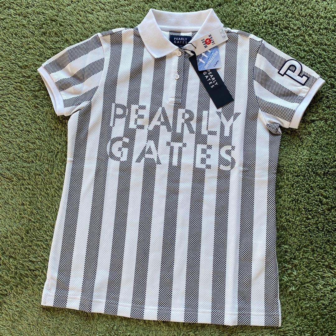 パーリーゲイツ☆新品タグ付き ドライマスター ボックス鹿の子 半袖ポロシャツ