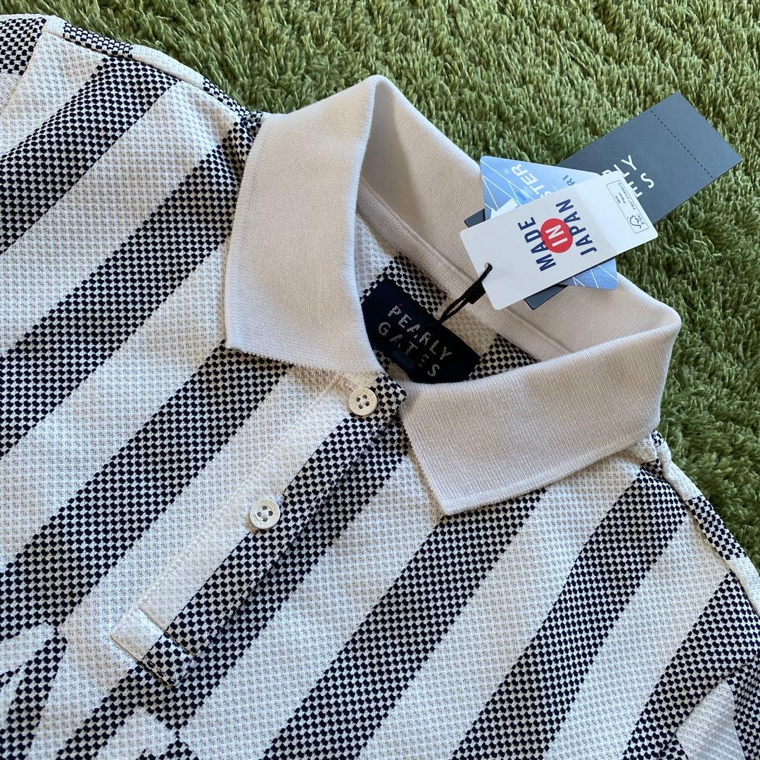 パーリーゲイツ☆新品タグ付き ドライマスター ボックス鹿の子 半袖ポロシャツ