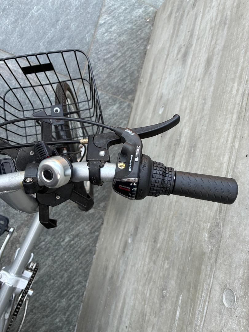 【引き取り限定】キャプテンスタッグ 折りたたみ自転車 20インチ シマノ6段変速