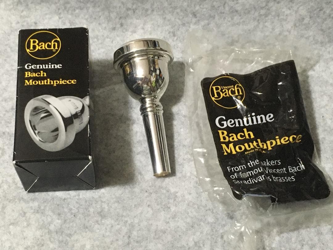 【中古】トロンボーン マウスピース BACH 細管350 7C (h)