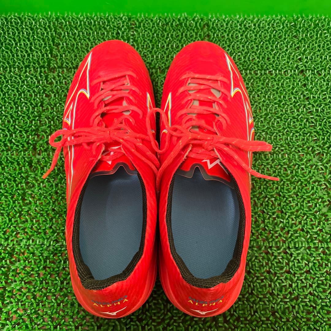 ミズノ サッカースパイク アルファ ELITE(レッド)