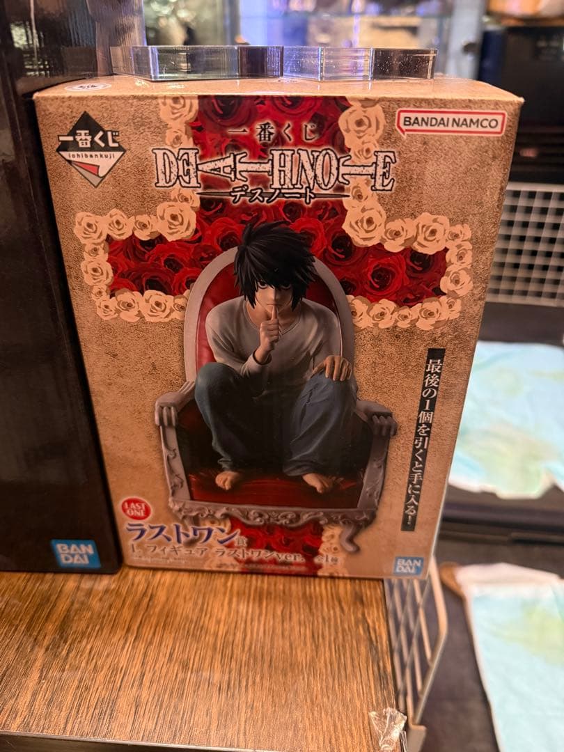 一番くじ　デスノート　A賞夜神月　ラストワン賞　L おまけ　アクリルブロック