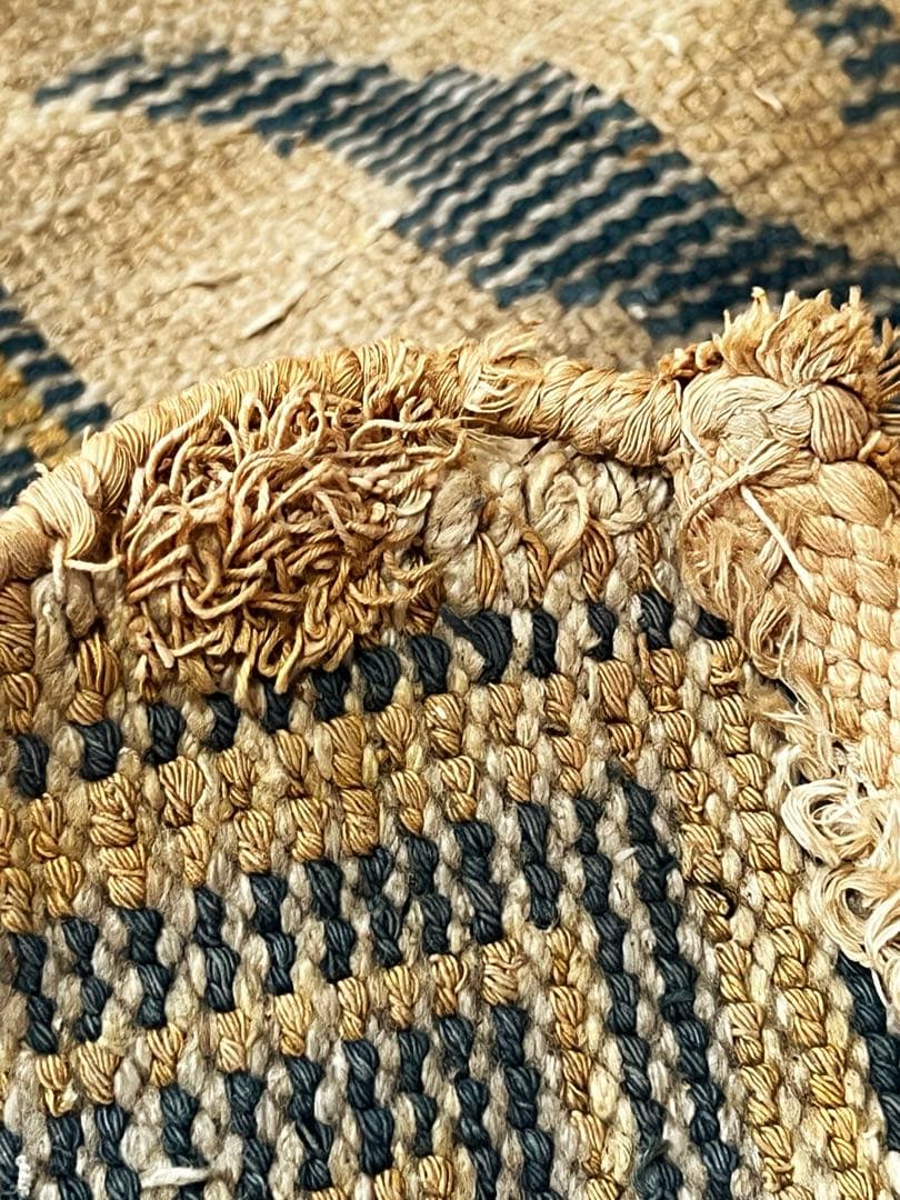 希少 古初期 オールド 赤穂段通 大正初期