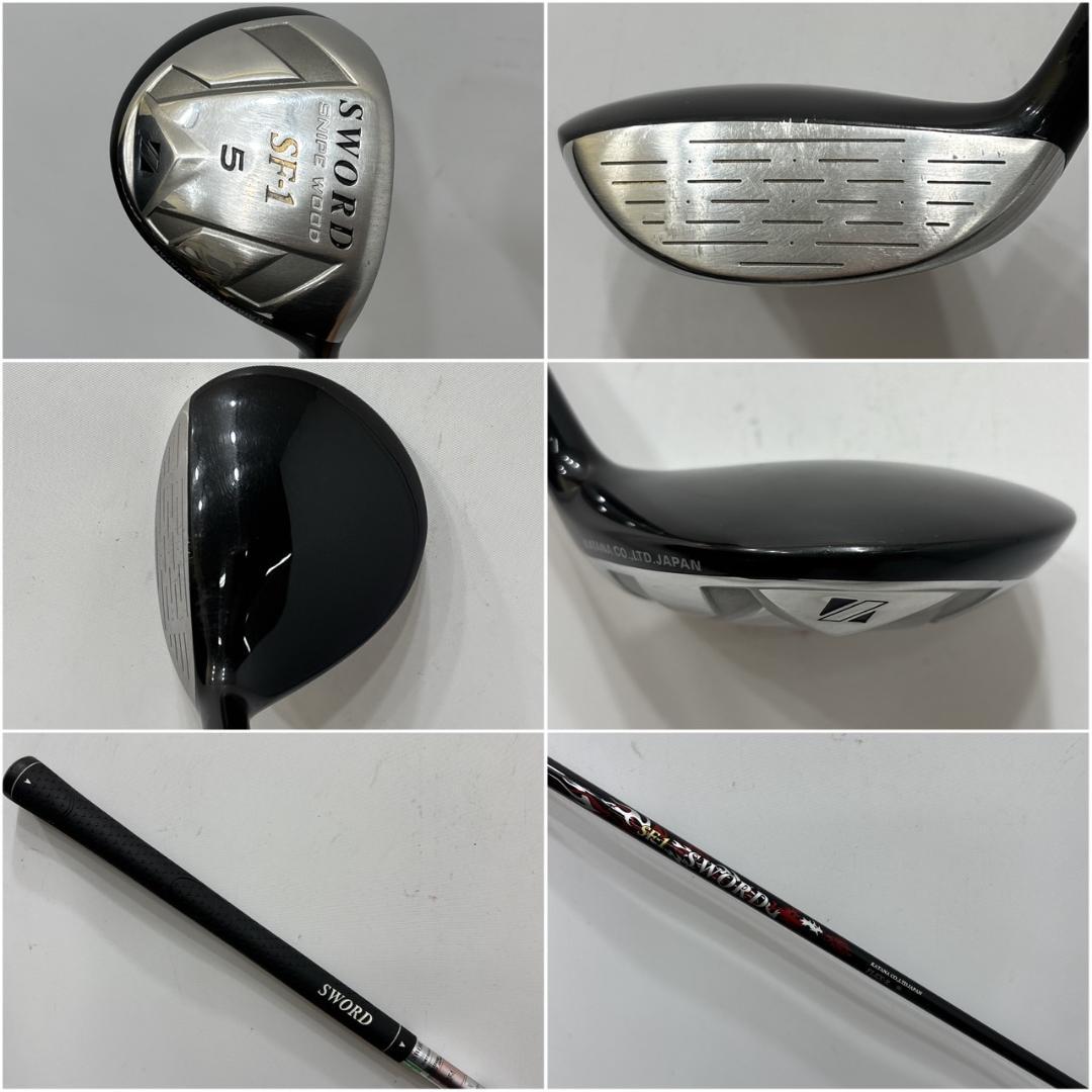 メンズ右利き初心者用　カタナ　KATANA　ゴルフクラブセット　W-2589