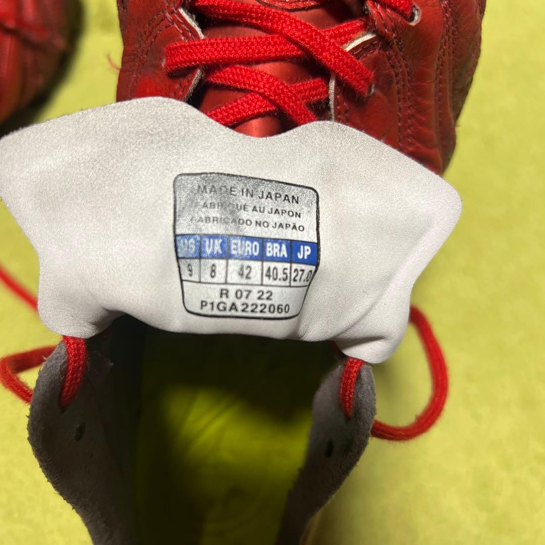 ミズノ　モナルシーダネオ2ジャパン　27cm レッド　サッカースパイク