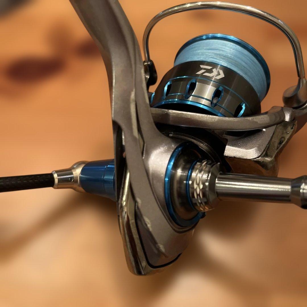 ダイワ17X-FIRE 2510PE-H zpi ハンドル ゴメクサス　カスタム