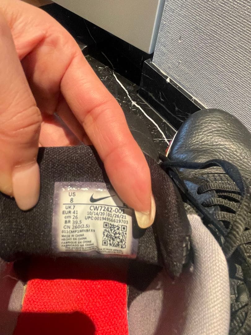 Jordan ゴルフシューズ ブラック/レッド