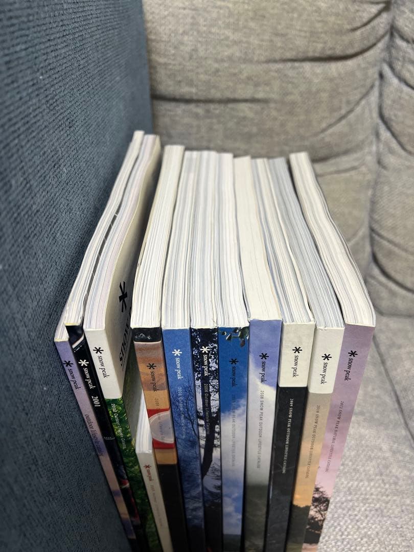 【スノーピークpeakカタログ　2000〜2012 12冊】