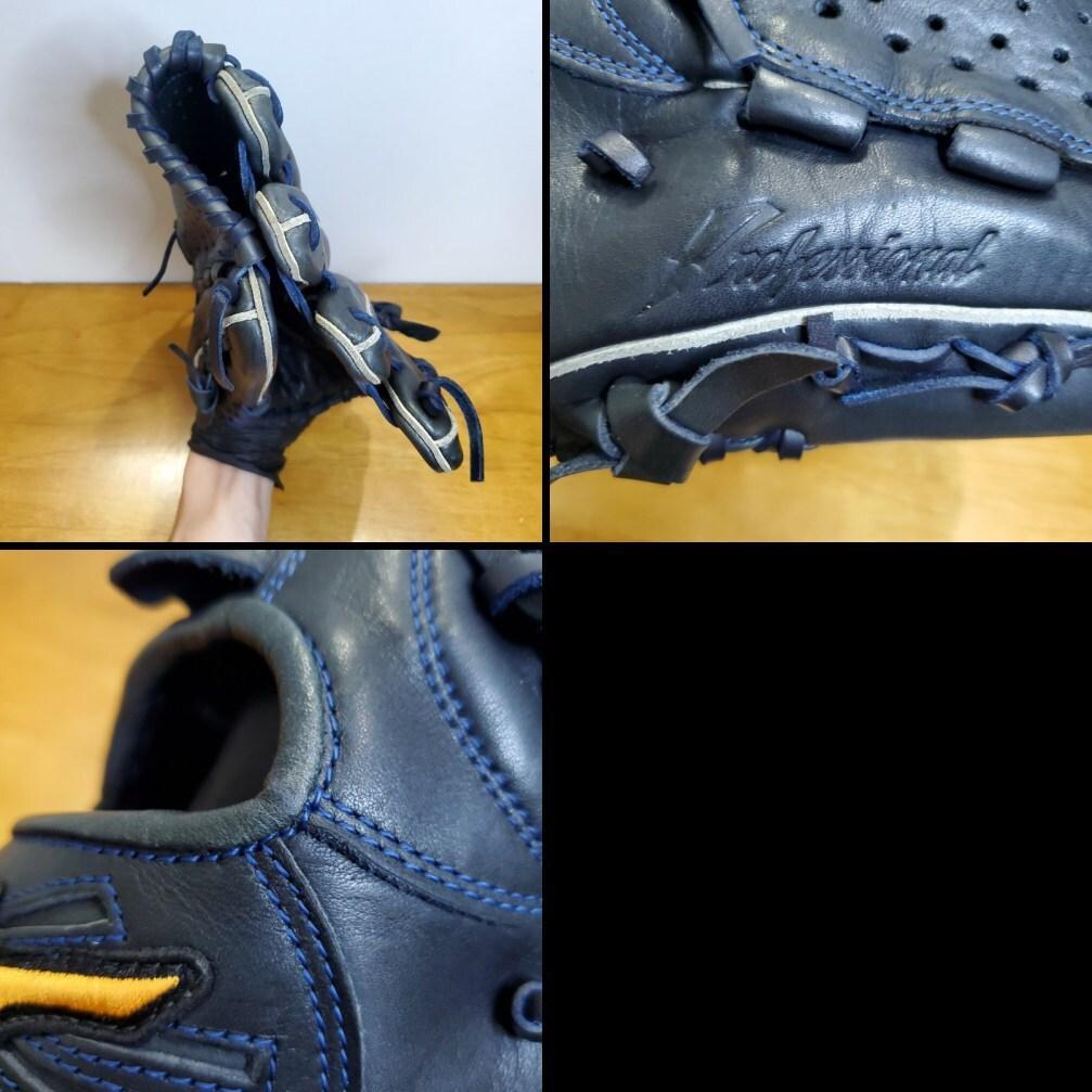 ミズノ 斎藤佑樹モデル 限定カラー ネイビー 激レア 良品 投手用 軟式グローブ