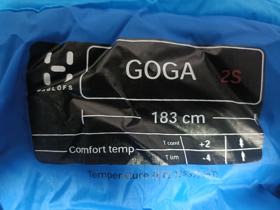 ホグロフス (Haglöfs)　 GOGA 2S　寝袋