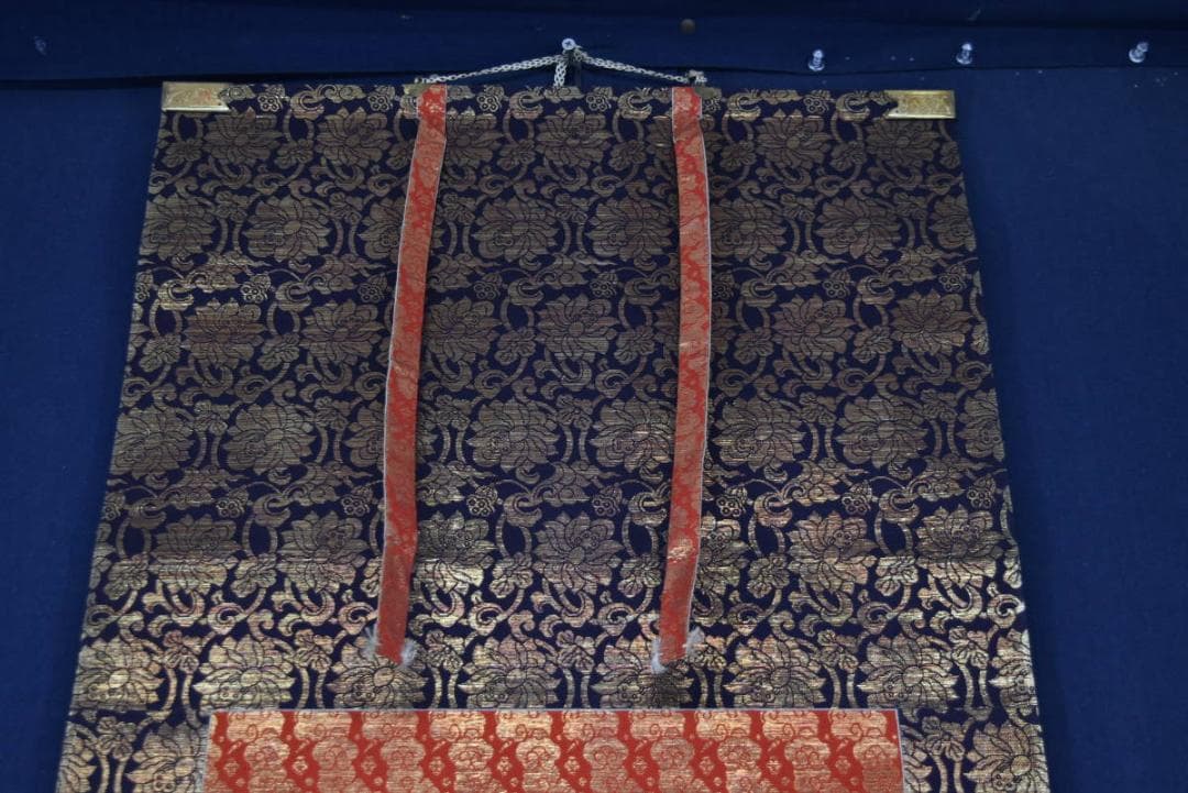 【真作】中宮門主/尊学/六字名号/南無阿弥陀佛/仏事掛/掛軸☆宝船☆Z-944