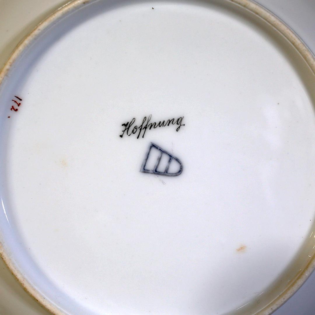 【送料込み】ヴィエナスタイル プレート 女性像 金彩