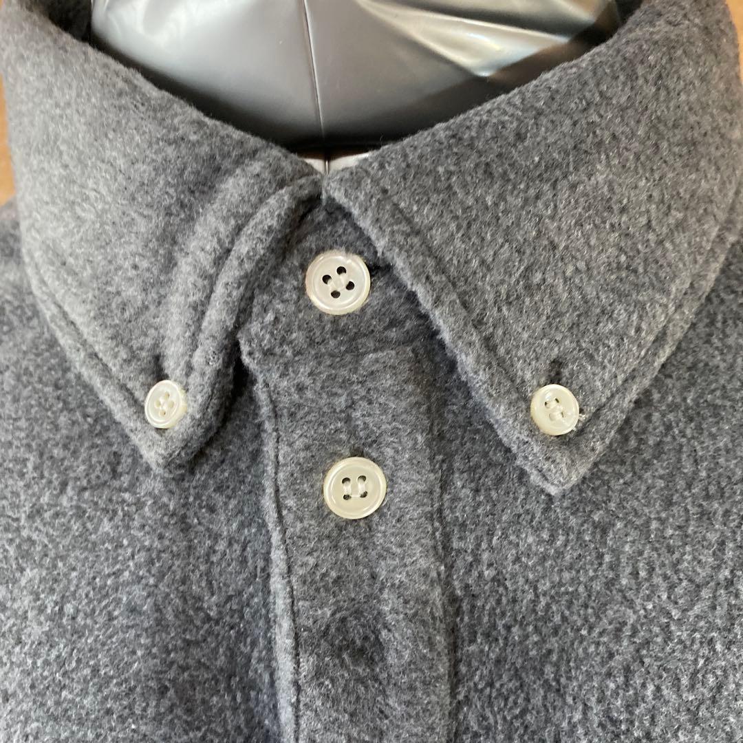 rough & swell フリースポロシャツ グレー