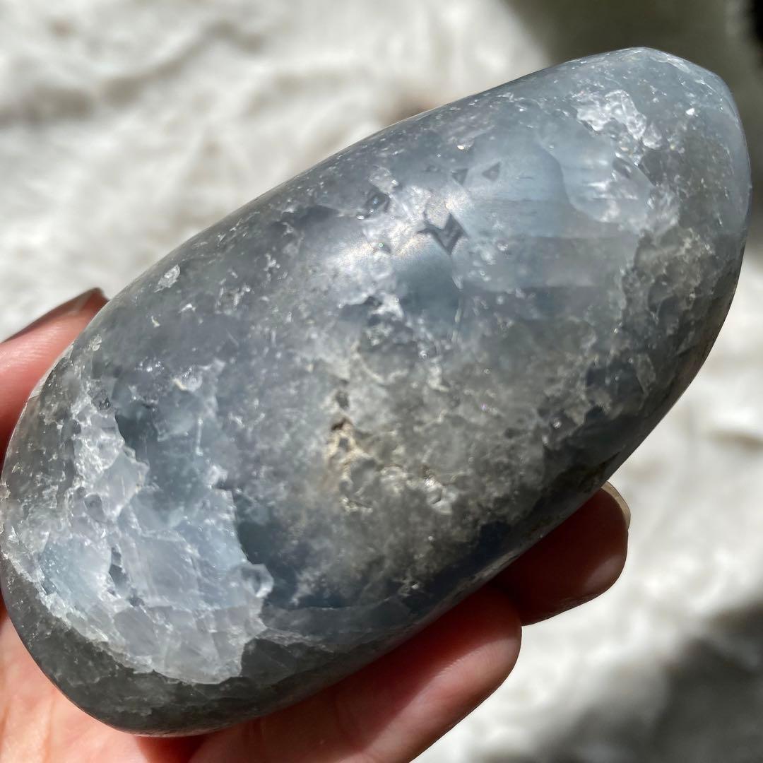 【 天然石 セレスタイト 原石　天青石　クラスター 】