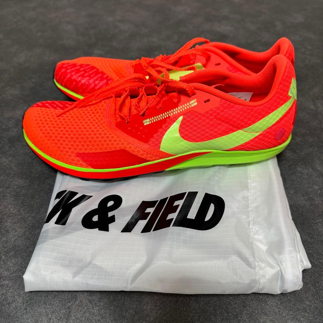 zoom rival waffle 6 オレンジ 陸上クロスカントリー グリーン
