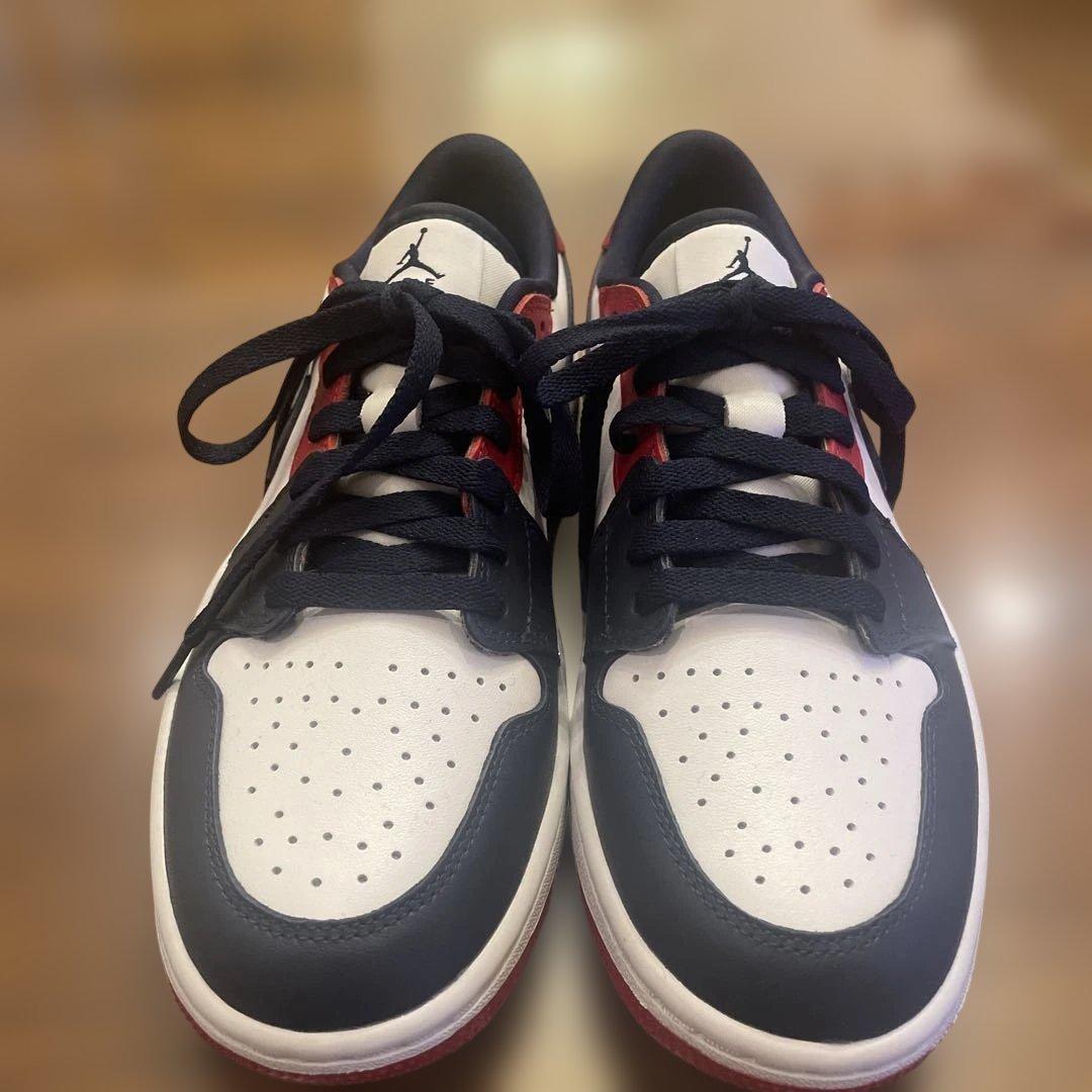 【新品未使用】ナイキエアジョーダン1ゴルフ　トリコロールカラー　25.5cm