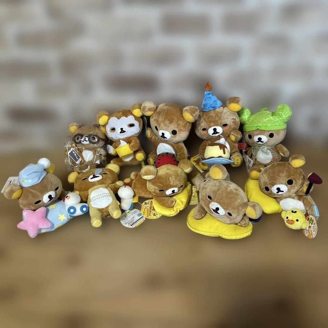 【希少】リラックマぬいぐるみ・グッズ　大量まとめ売り　限定品・未使用多数！