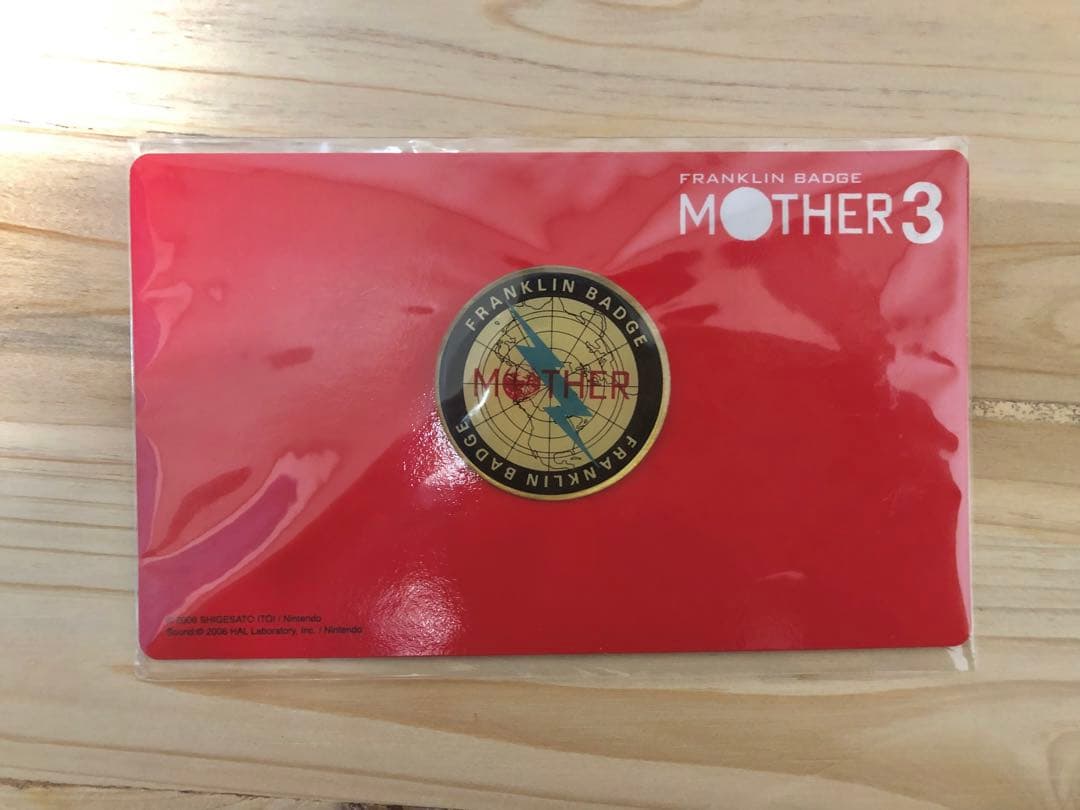 GBA MOTHER3 デラックスボックス　フランクリンバッヂ